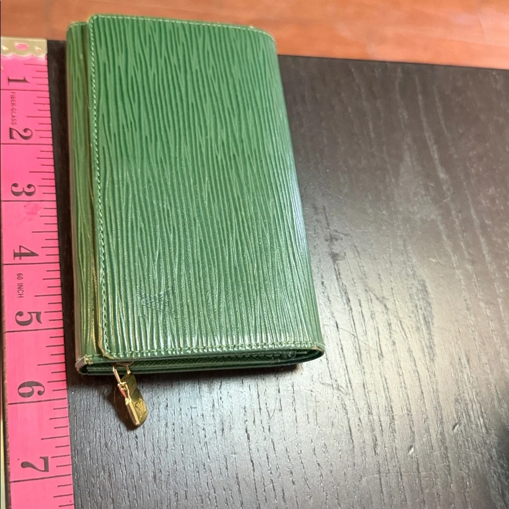 Louis Vuitton Emerald‎ Green Clutch wallet